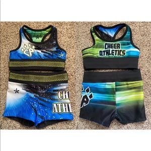 CHEER ATHLETICS REVERSIBLE PRACTICEWEAR SET YS